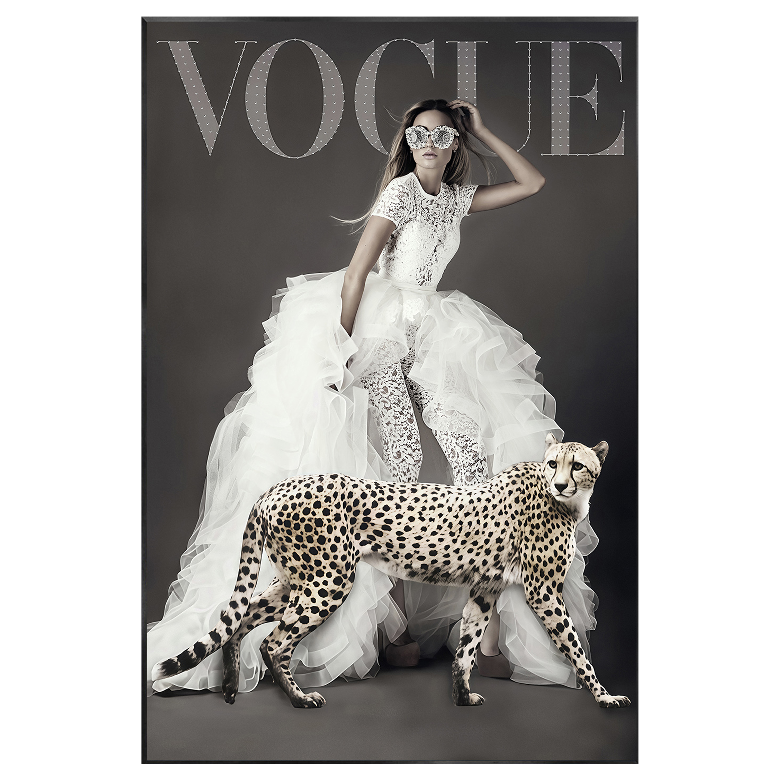 Glasbild Lady Vogue