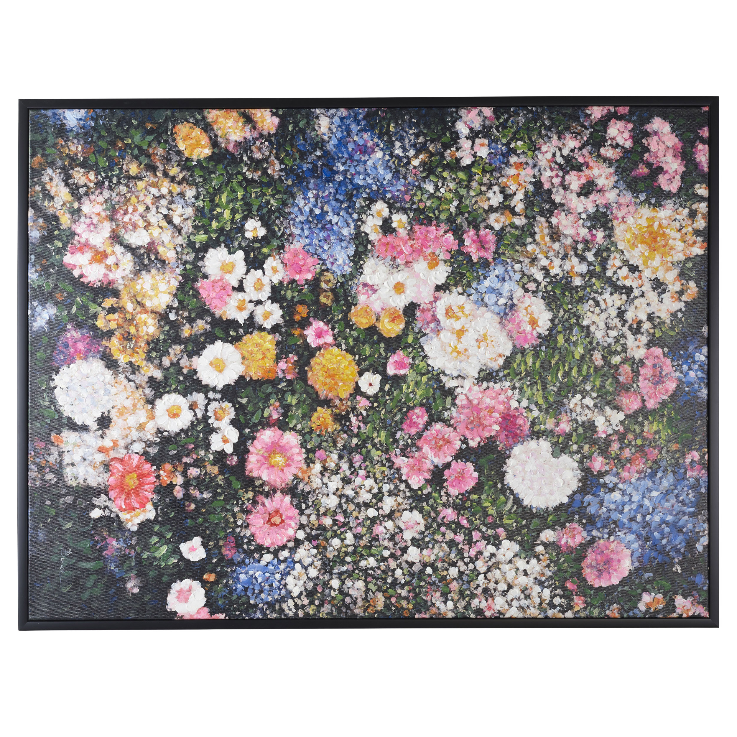 Bild handgemalt Blumenmeer