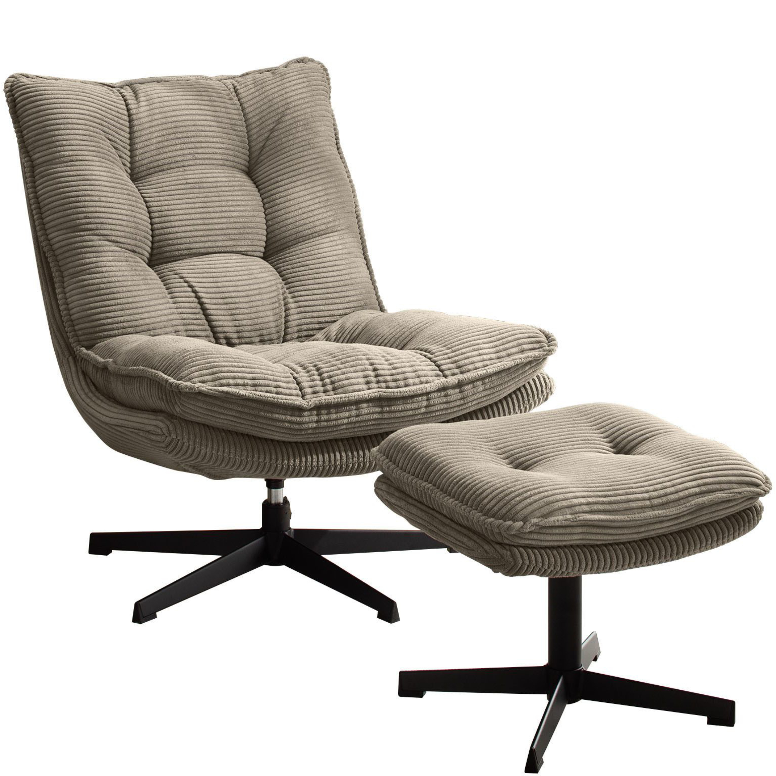 Relaxsessel mit Hocker David