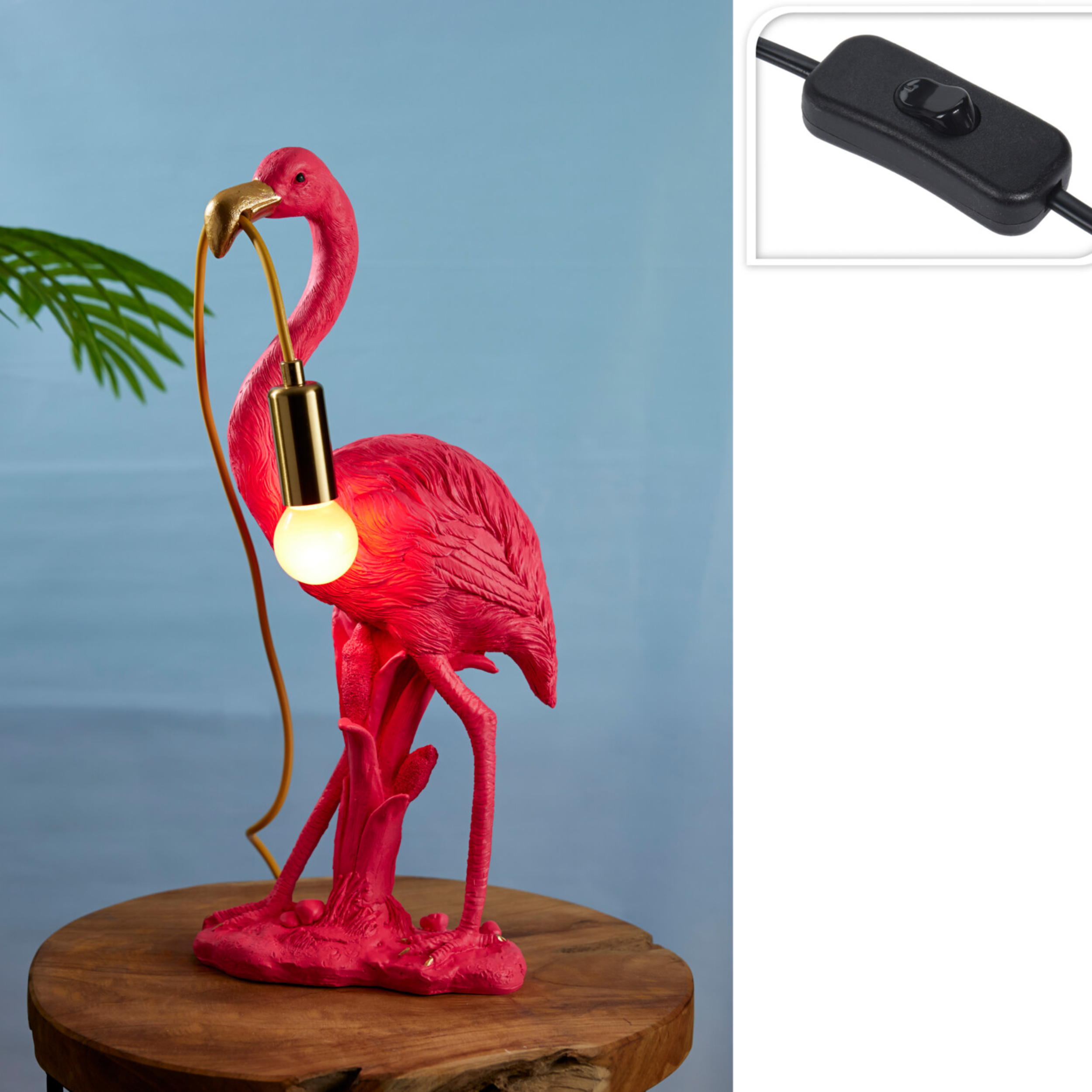 Tischleuchte  1-flg. Pink Flamingo
