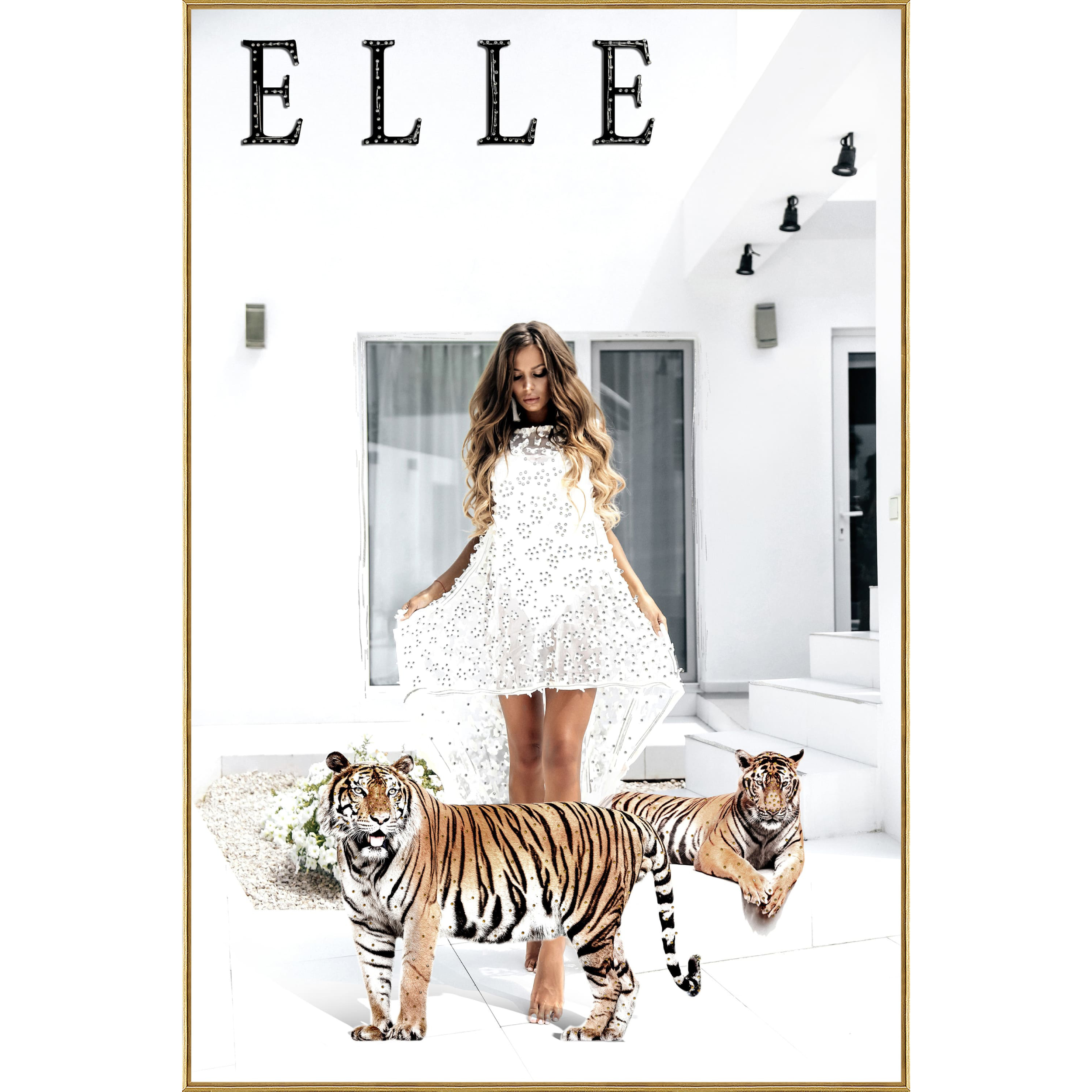 Wandbild Lady Elle