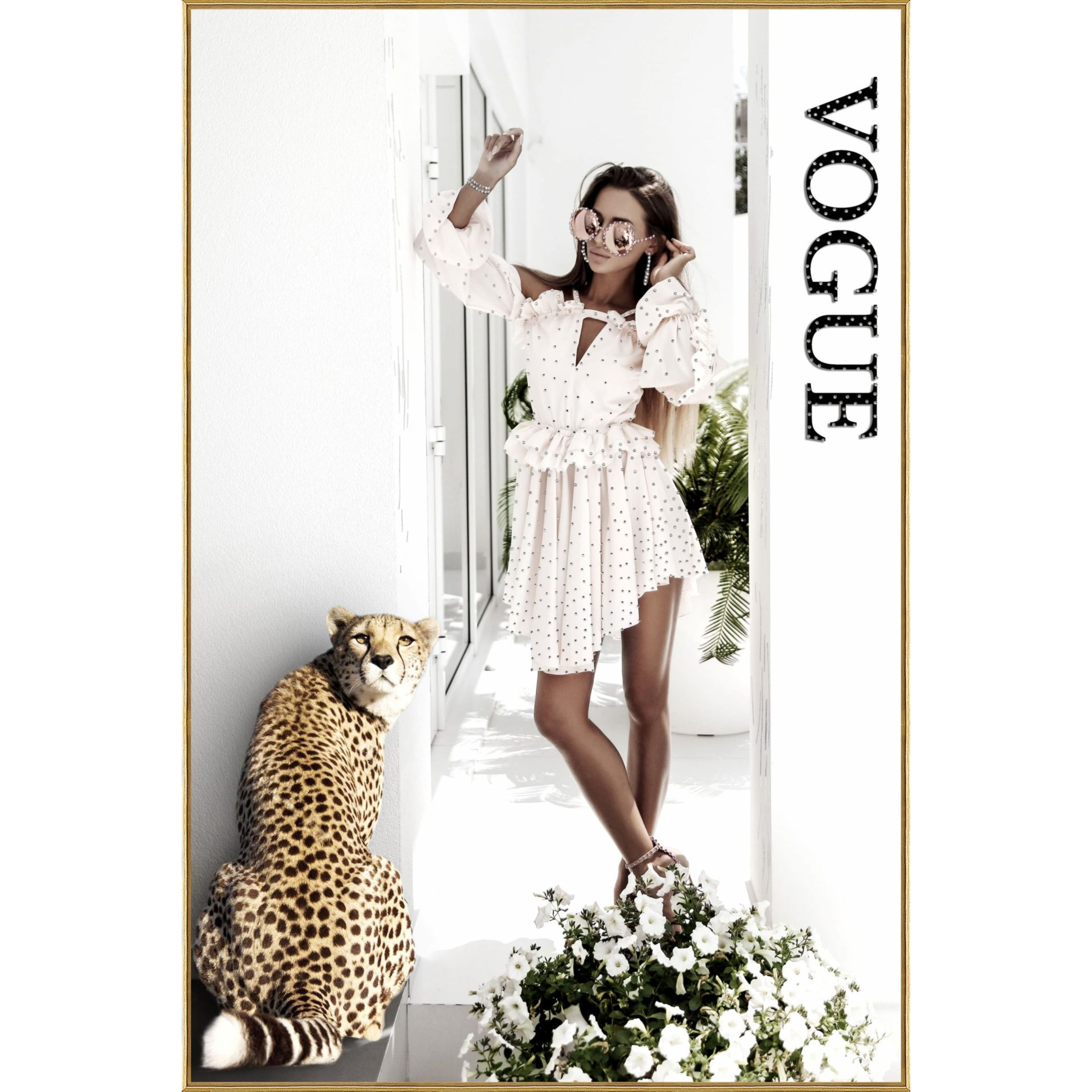 Wandbild Lady Vogue II