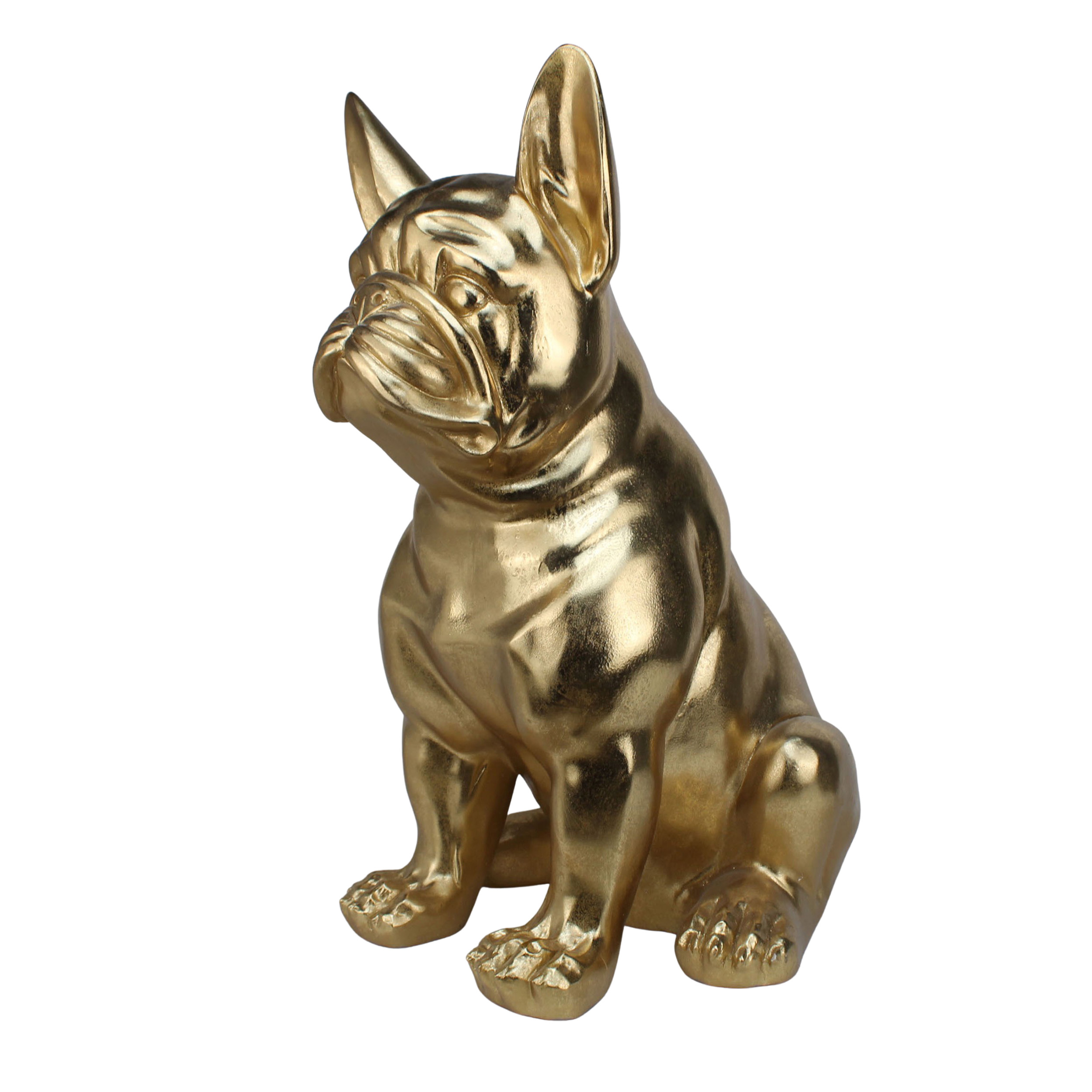 Dekofigur Bulldogge sitzend