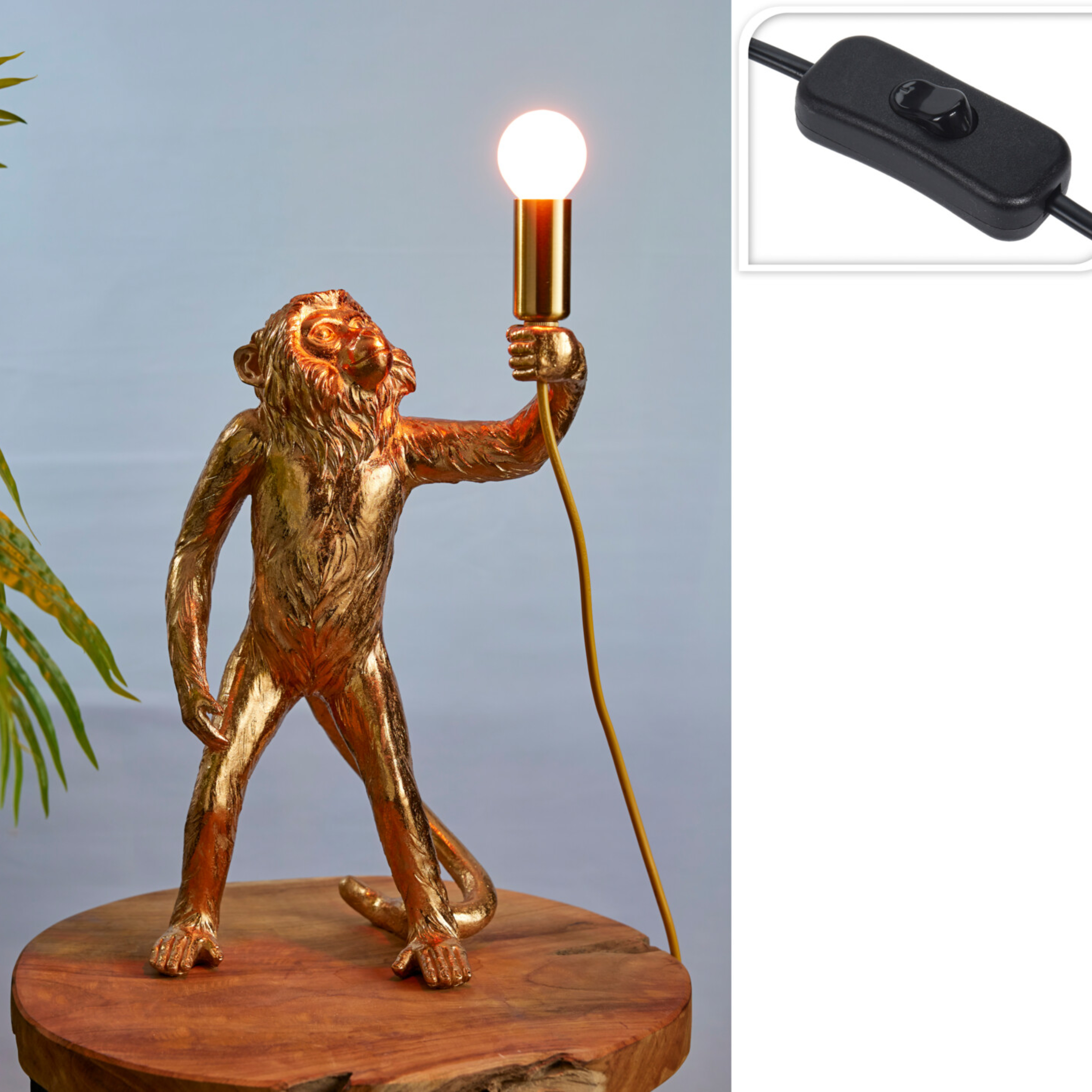 Tischleuchte  1-flg. Golden Monkey