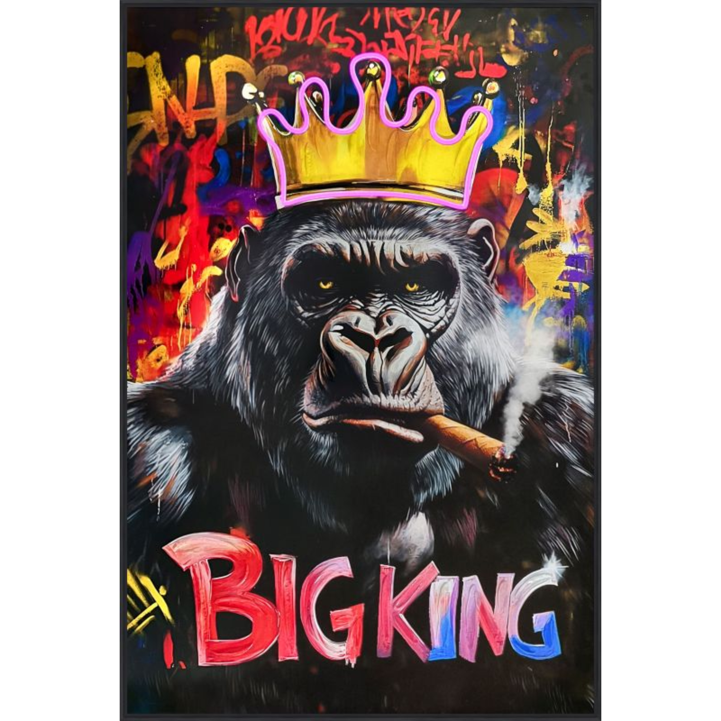 Wandbild Monkey Big King