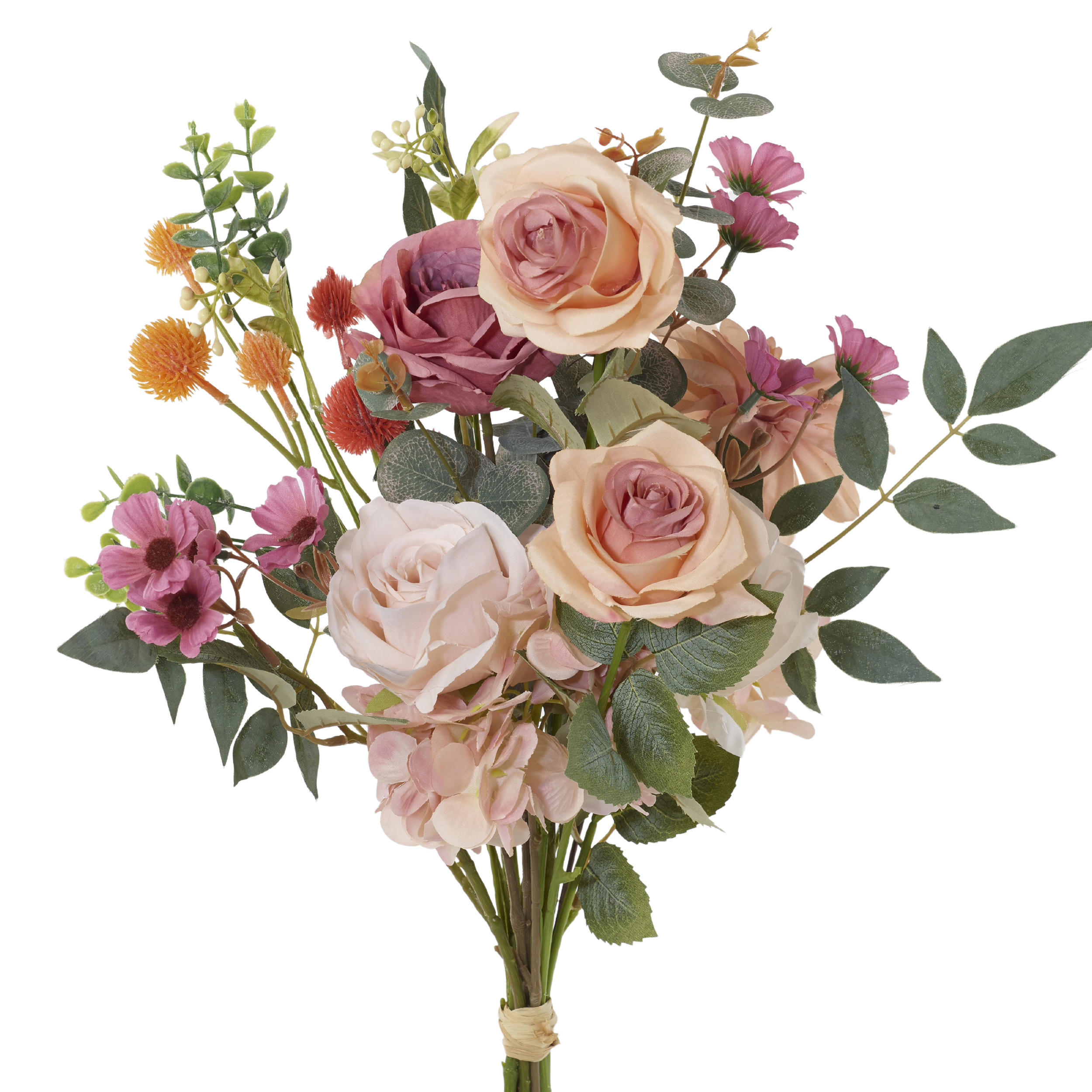 Blumenbouquet Rosefarben